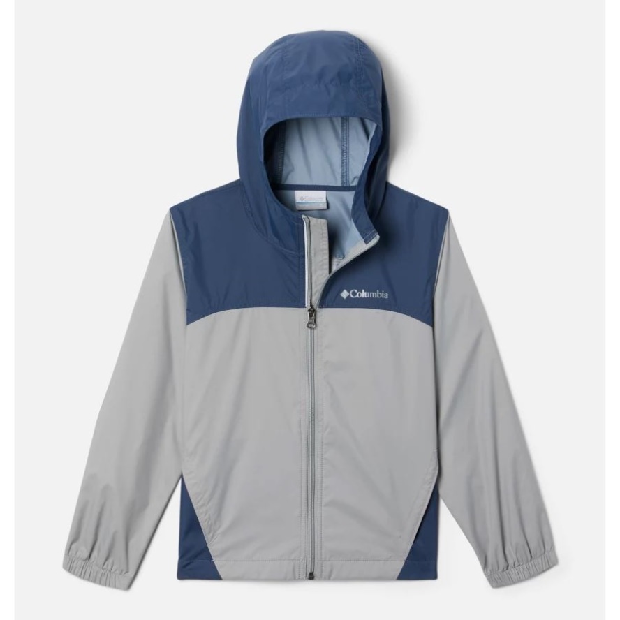 Boys' Glennaker Rain Jacket Columbia Sale Columbia Sale Grey/Dark Mountain