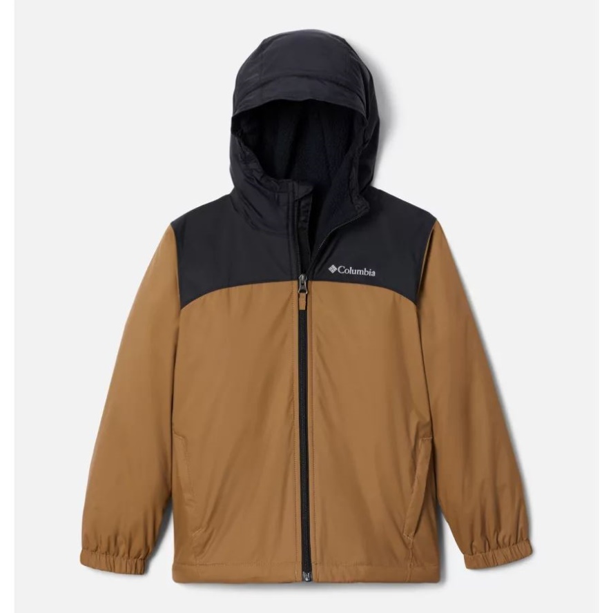 Boys' Glennaker Sherpa Lined Jacket Delta/Black Columbia Sale