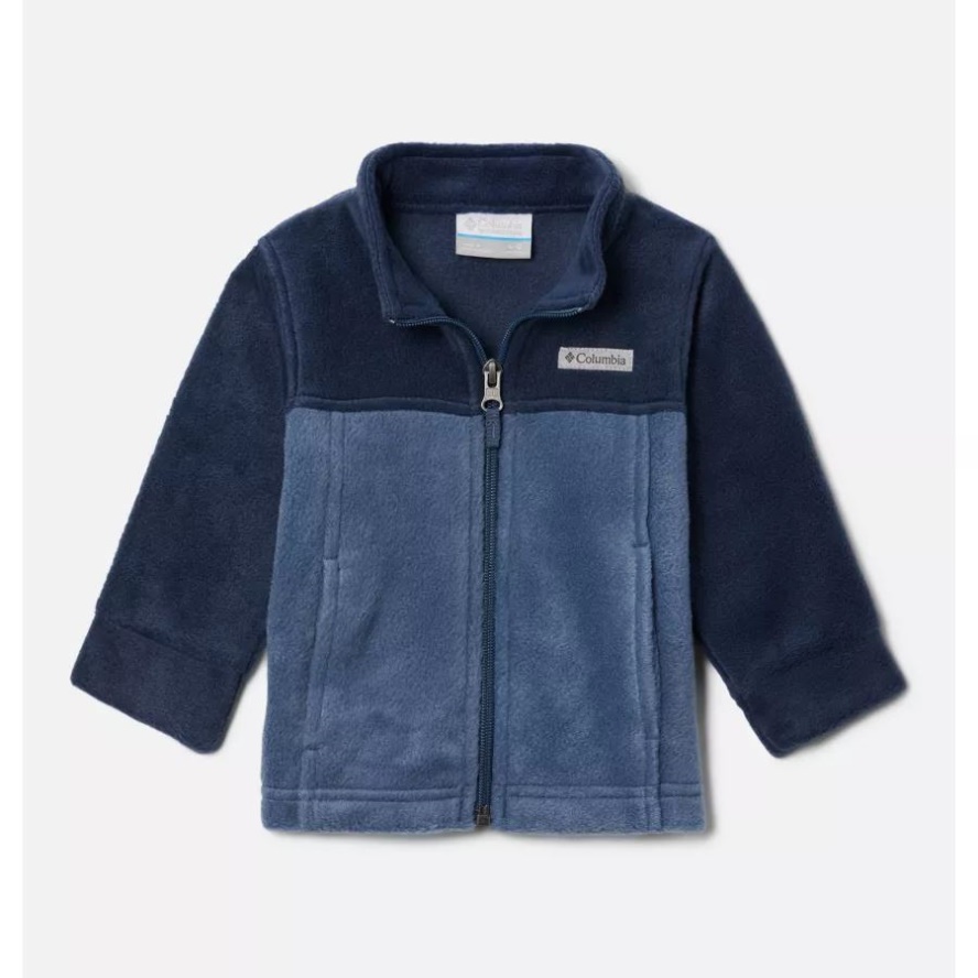 Boys' Infant Steens Mountain II Fleece Jacket Dark Mountain/Collegiate Navy Columbia Sale