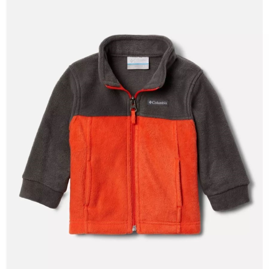 Boys' Infant Steens Mountain II Fleece Jacket Red Quartz/Shark Columbia Sale