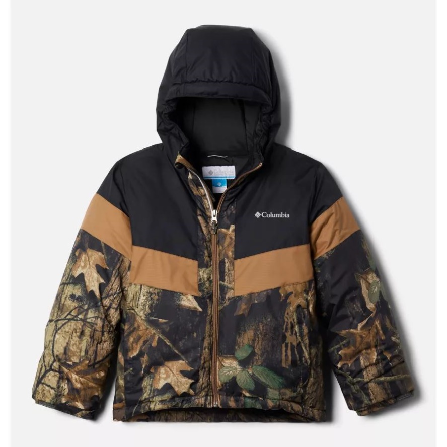 Boys' Lightning Lift II Jacket Timberwolf/Black/Delta Columbia Sale