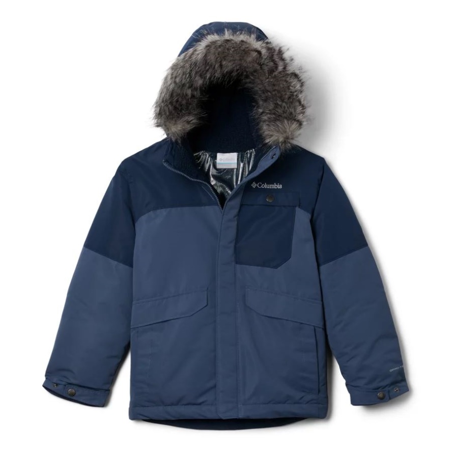 Boys' Nordic Strider Winter Parka Dark Mountain/Collegiate Navy Columbia Sale