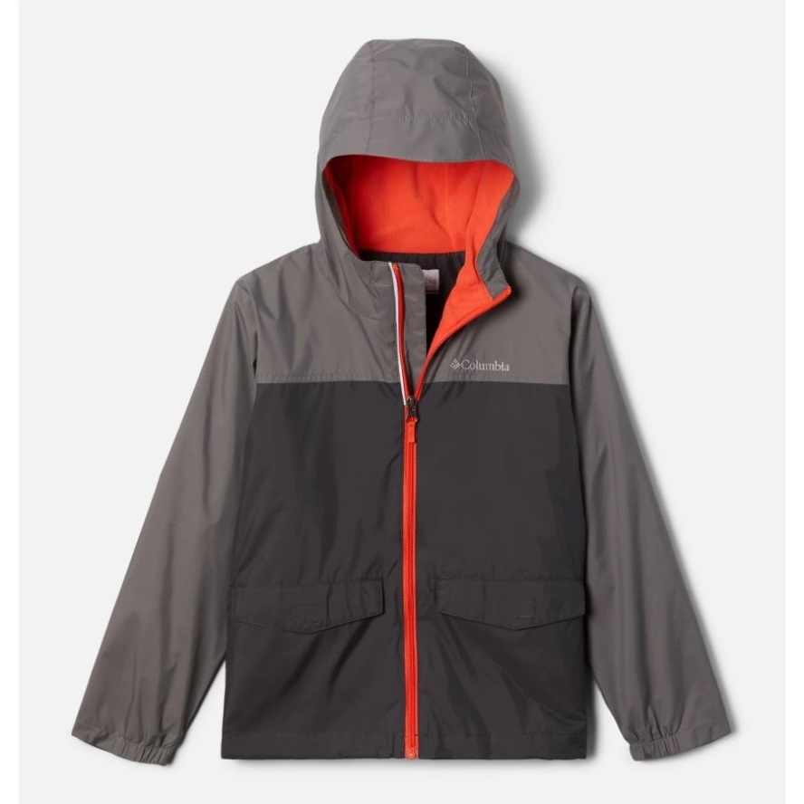 Boys' Rain-Zilla Jacket Shark/City Grey Columbia Sale