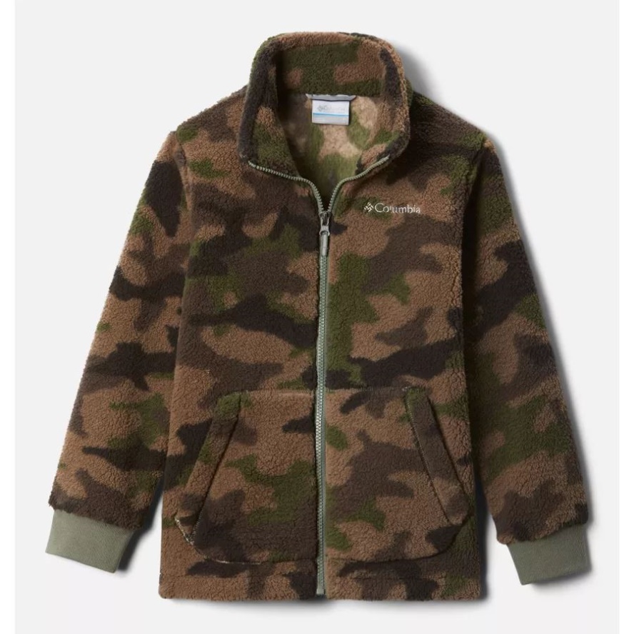 Boys' Rugged Ridge II Full Zip Sherpa Columbia Sale Cypress Trad Camo Print