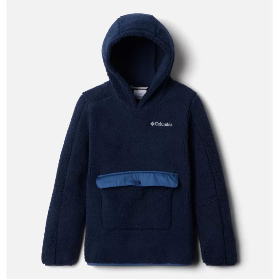 Boys' Rugged Ridge Sherpa Hoodie Columbia Sale Collegiate Navy/Night Tide