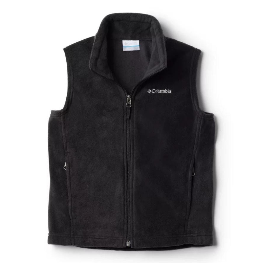 Boys' Steens Mountain Fleece Vest Columbia Sale Black