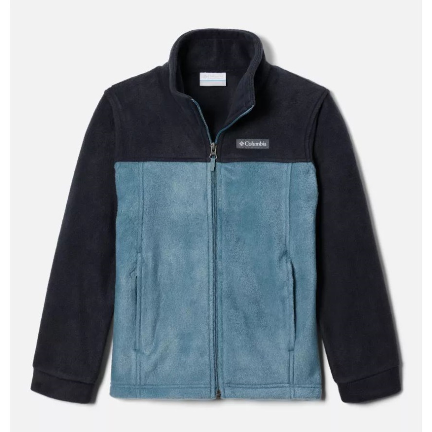 Boys' Steens Mountain II Fleece Jacket Columbia Sale Metal/Black