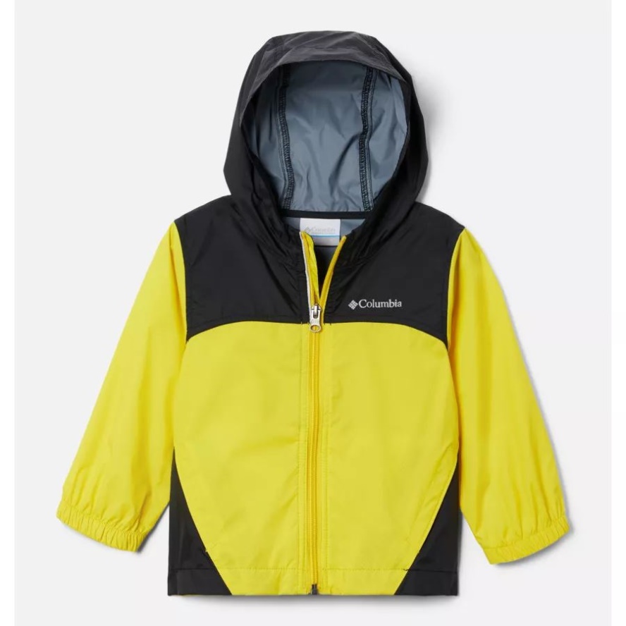 Boys' Toddler Glennaker Rain Jacket Laser Lemon/Black Columbia Sale