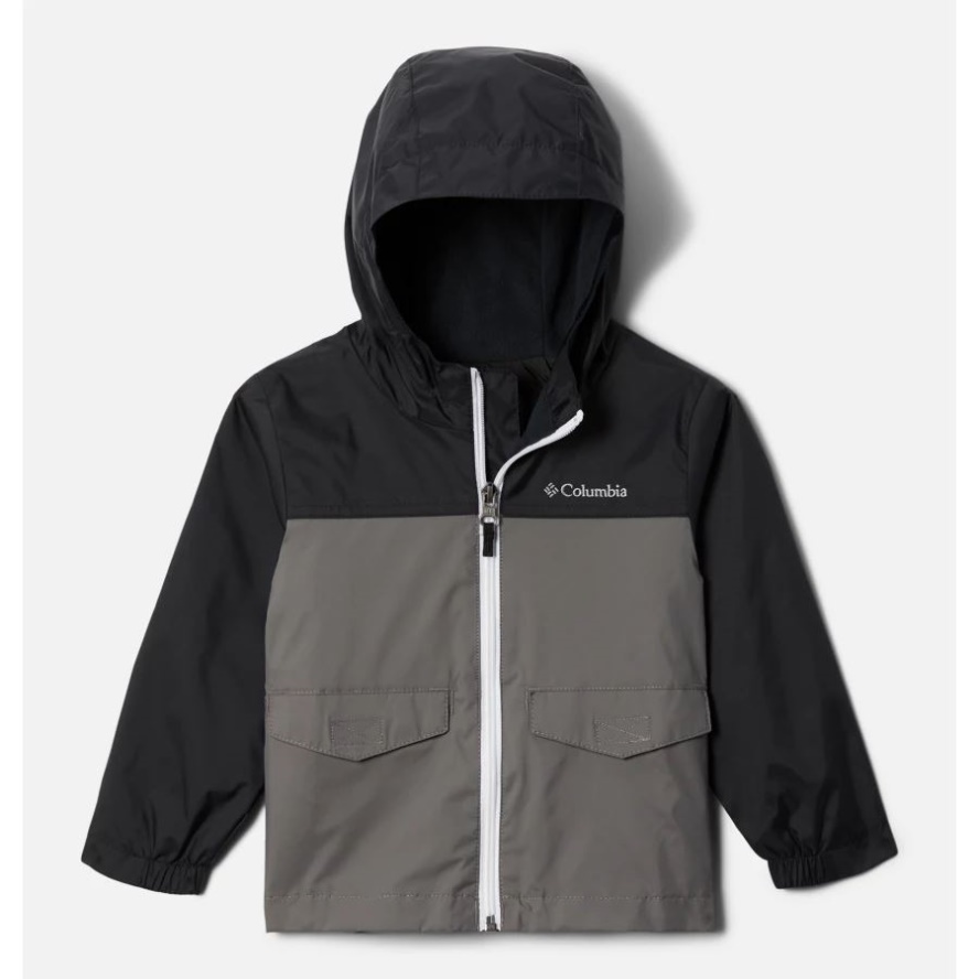 Boys' Toddler Rain-Zilla Jacket Columbia Sale Black/City Grey