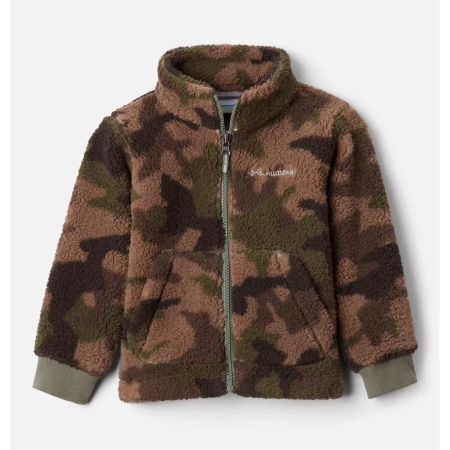 Boys' Toddler Rugged Ridge II Full Zip Sherpa Columbia Sale Cypress Trad Camo Print