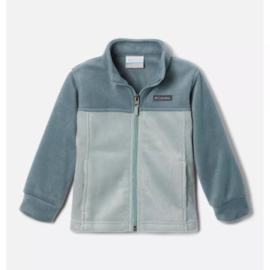 Boys' Toddler Steens Mountain II Fleece Jacket Metal/Niagara Columbia Sale