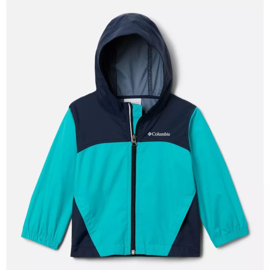 Bright Aqua/Collegiate Navy Columbia Sale Boys' Toddler Glennaker Rain Jacket