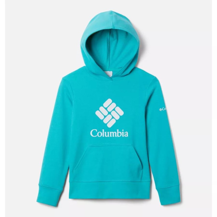 Bright Aqua Columbia Sale Girls' Columbia Sale Trek French Terry Hoodie