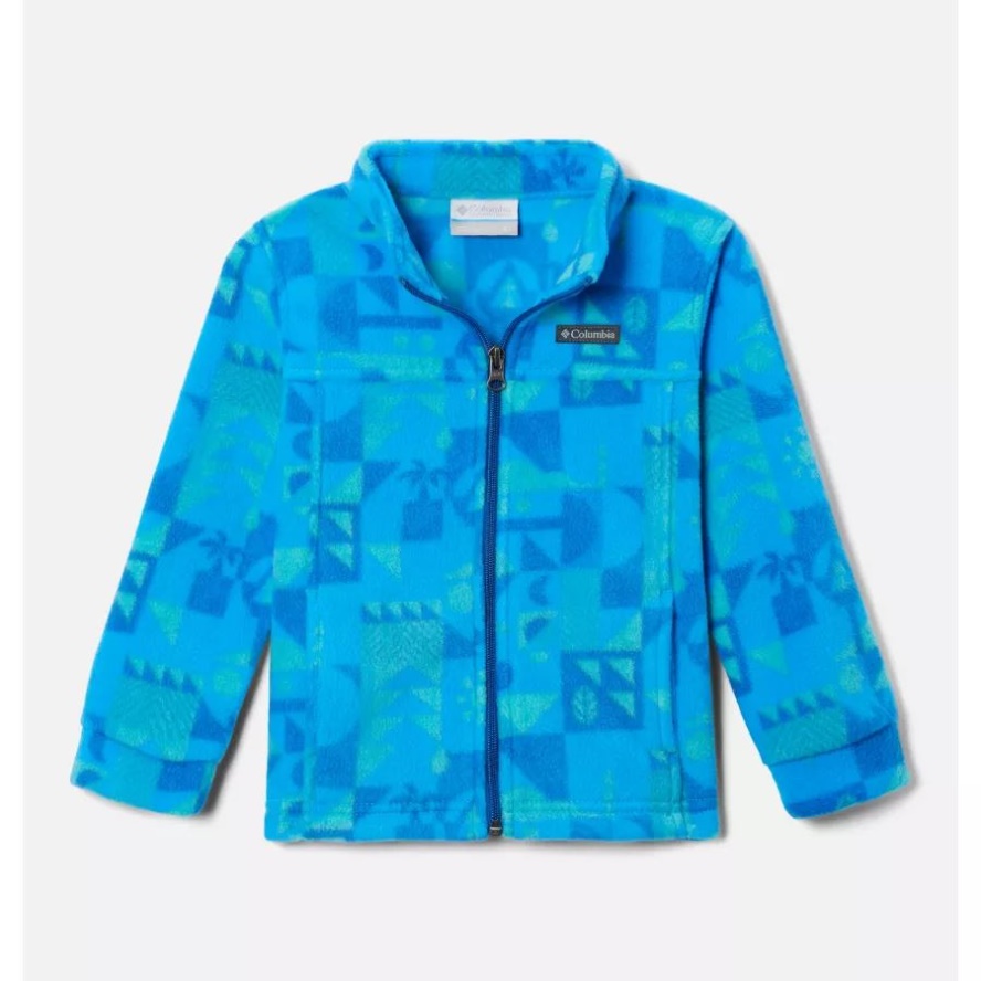Bright Aqua Quest Columbia Sale Boys' Toddler Zing III Fleece Jacket