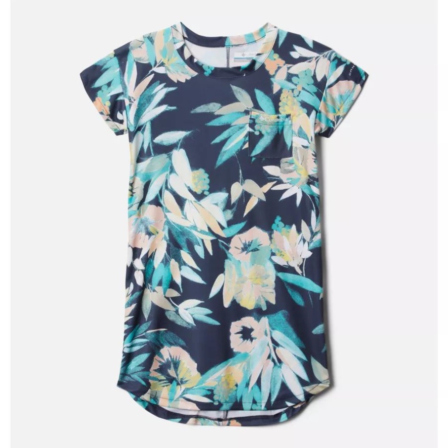 Bright Aqua Wisterian Columbia Sale Girls' Parker Ridge Dress