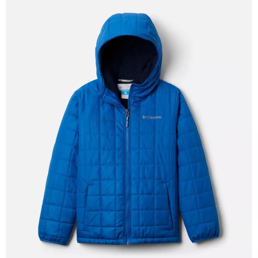 Bright Indigo Columbia Sale Boys' Rugged Ridge Sherpa Lined Jacket