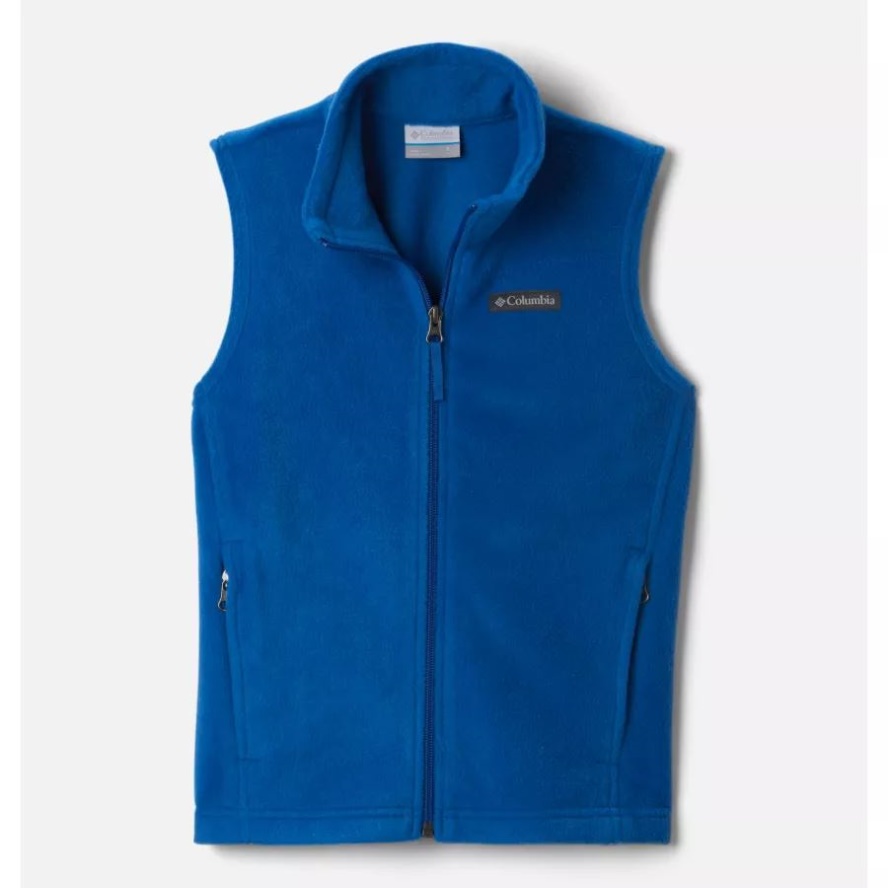 Bright Indigo Columbia Sale Boys' Steens Mountain Fleece Vest
