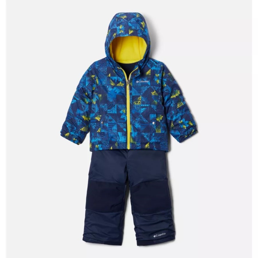 Bright Indigo Kaleidoscope Toddler Frosty Slope Snow Set Columbia Sale
