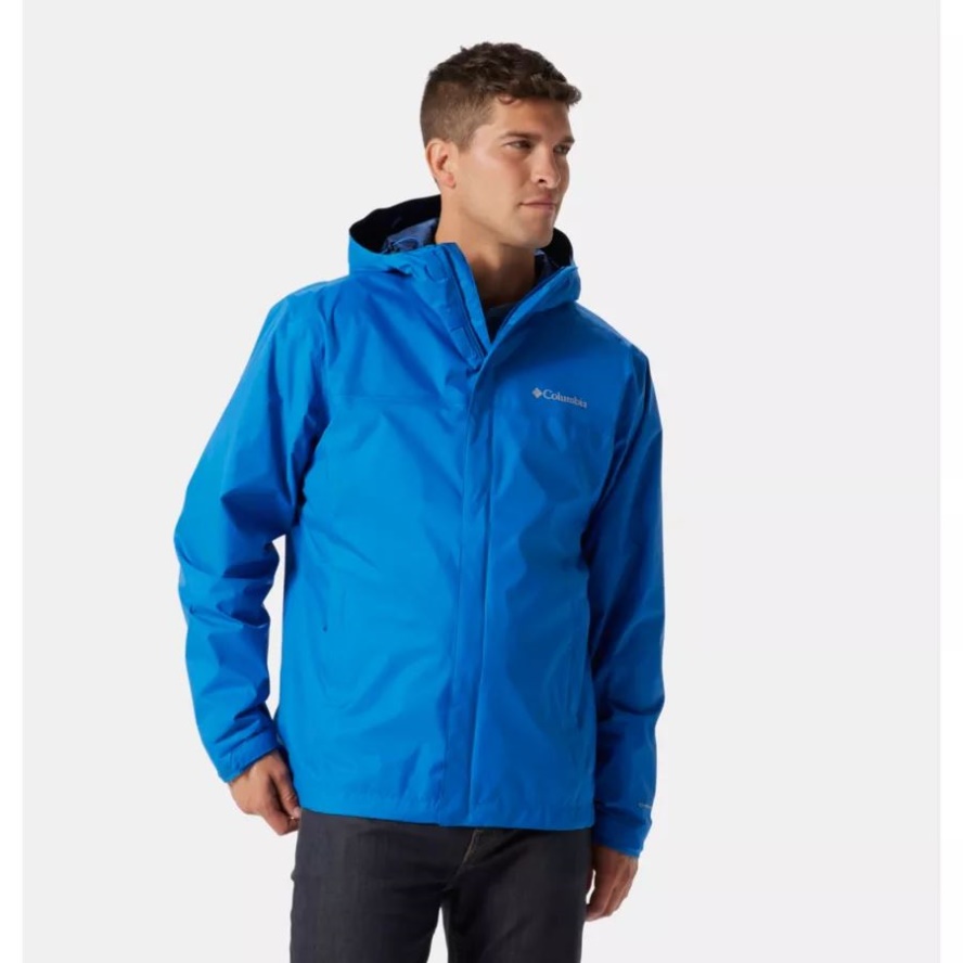 Bright Indigo Men's Watertight II Rain Jacket Columbia Sale