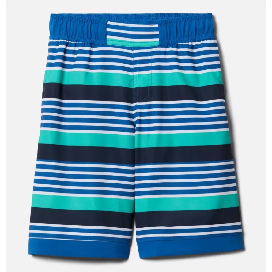 Bright Indigo Milo Stripe Boys' Sandy ShoresBoard Shorts Columbia Sale