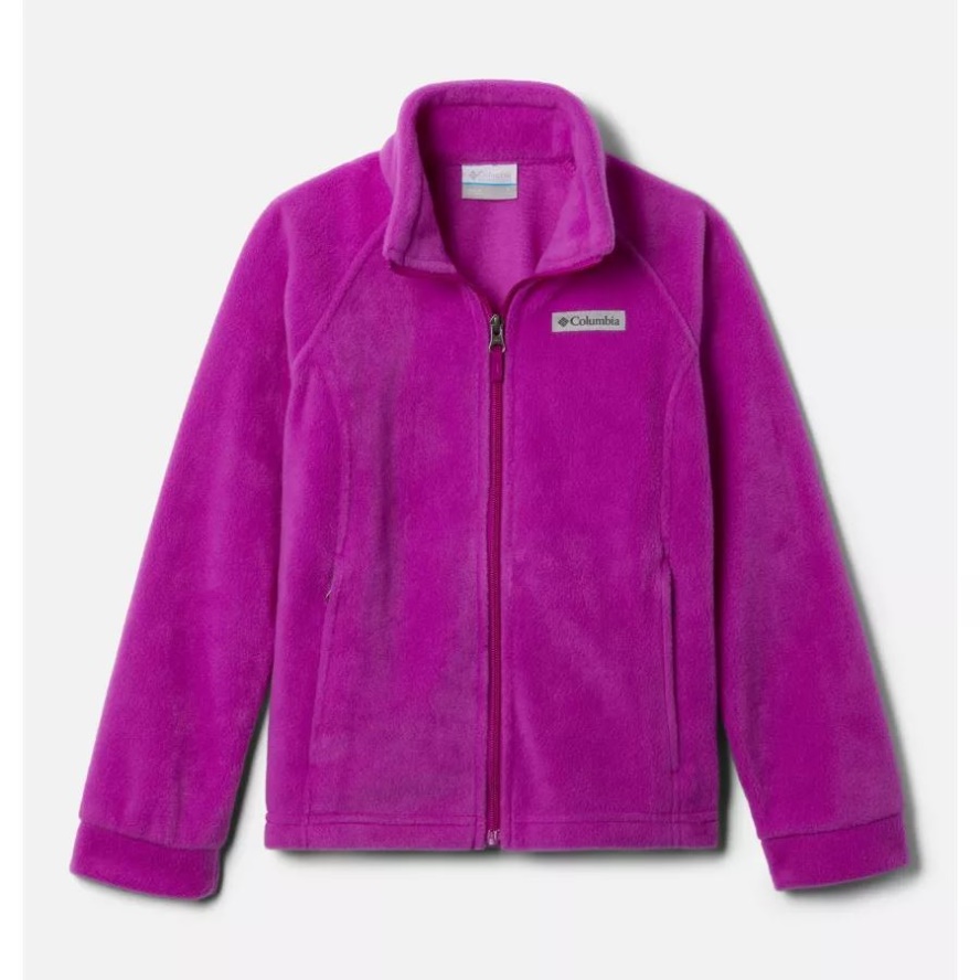 Bright Plum Columbia Sale Girls' Benton Springs Fleece Jacket