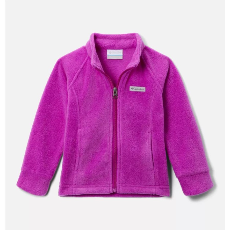 Bright Plum Columbia Sale Girls' Toddler Benton Springs Fleece Jacket