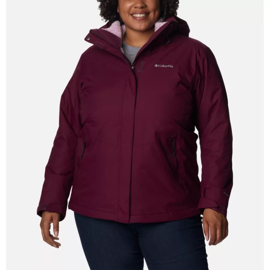 Bugaboo II Fleece Interchange Jacket Plus Size Marionberry Columbia Sale