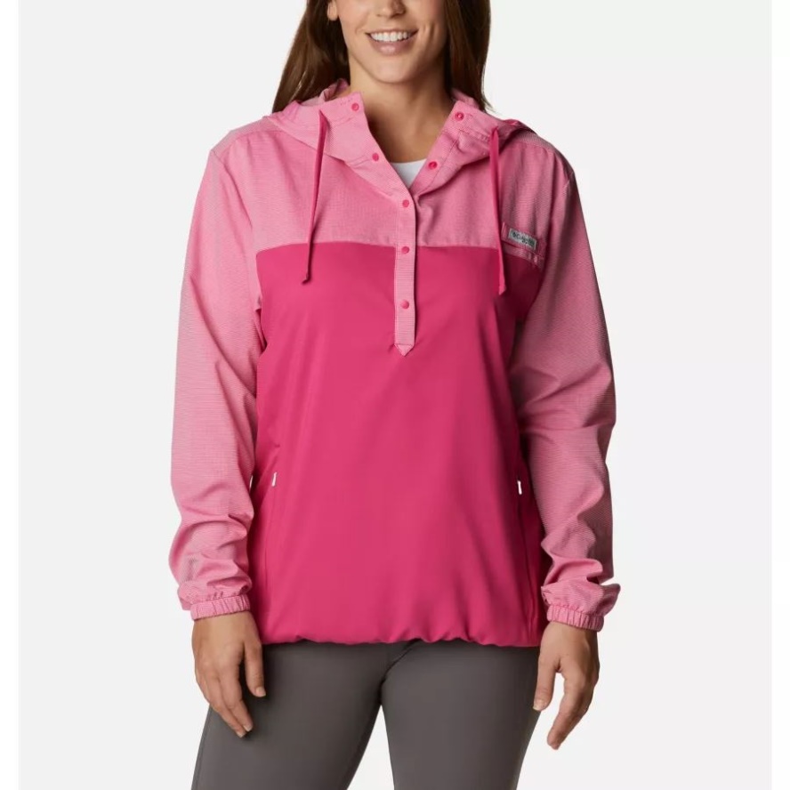 Cactus Pink/Key West Columbia Sale Women's PFG Tamiami Hoodie
