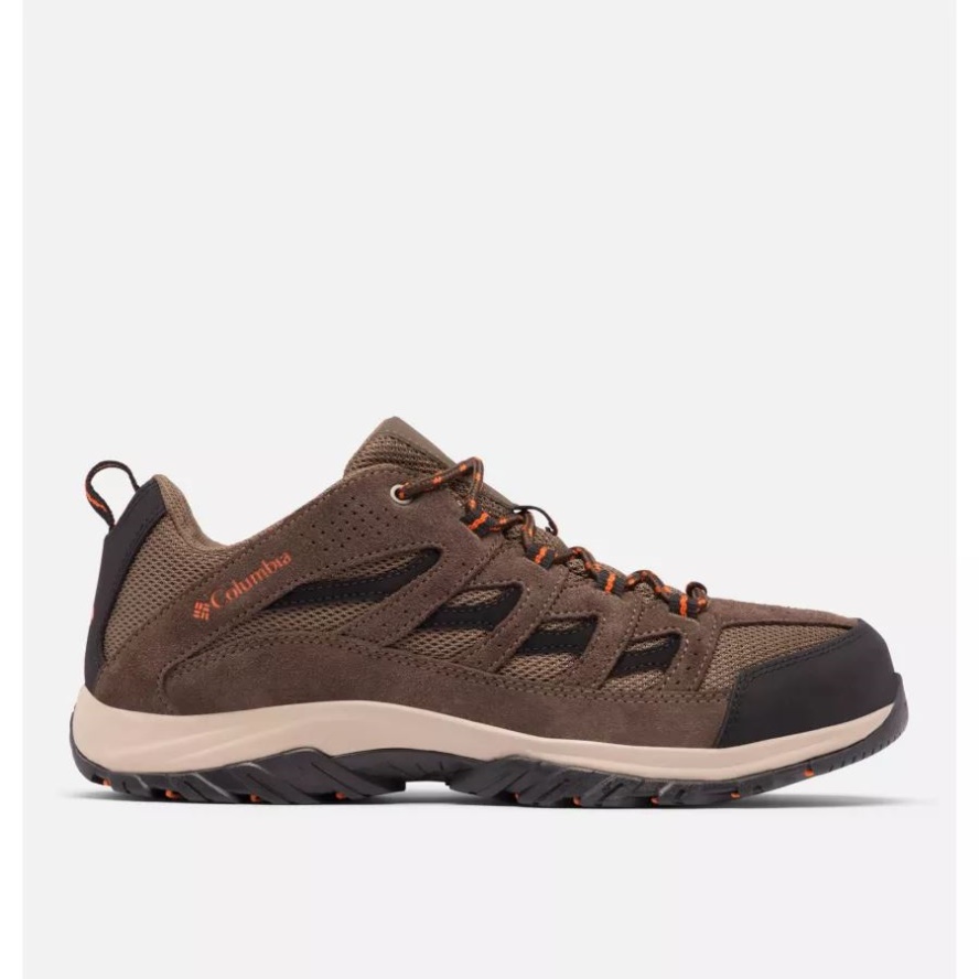 Camo Brown/Heatwave Men's Crestwood Hiking Shoe Columbia Sale