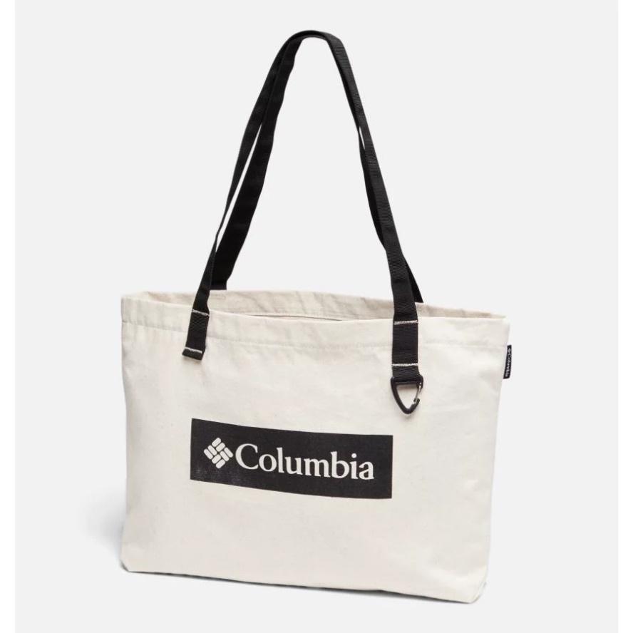 Camp Henry Tote Undyed Canvas/Black Logo Columbia Sale Brand