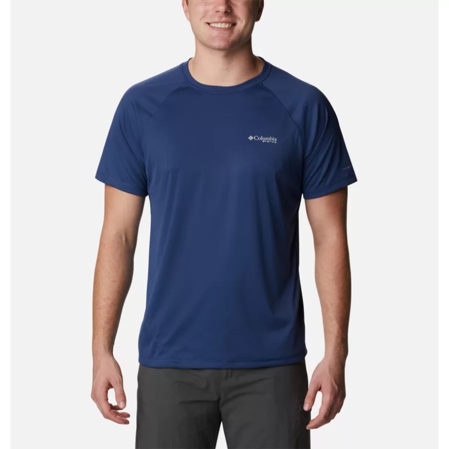 Carbon Columbia Sale Men's PFG Zero Rules Ice Short Sleeve Shirt