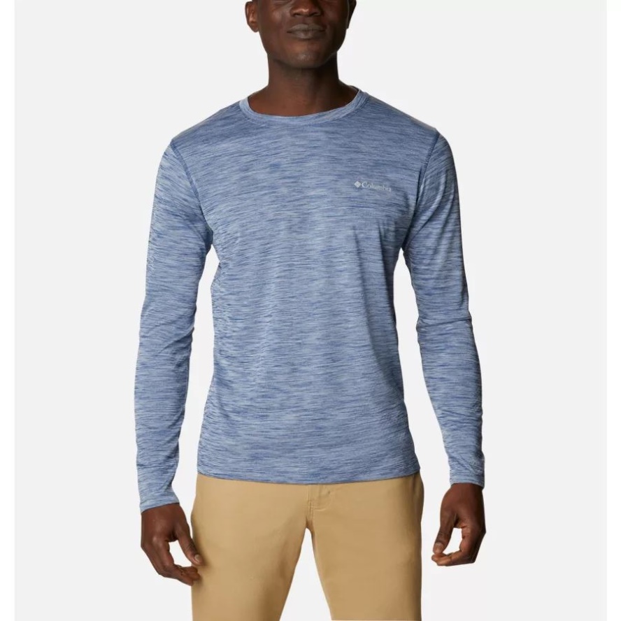 Carbon Heather Men's ZERO Rules Long Sleeve Shirt Columbia Sale