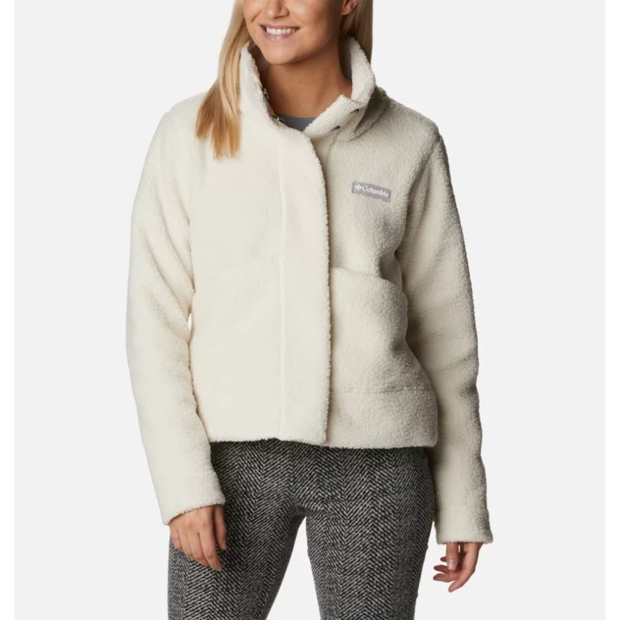 Chalk Columbia Sale Brand Women's Panorama Snap Fleece Jacket
