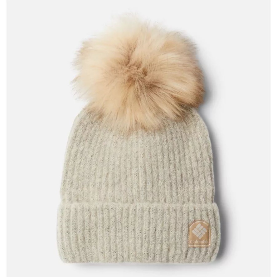 Chalk Columbia Sale Winter Blur Pom Pom Beanie