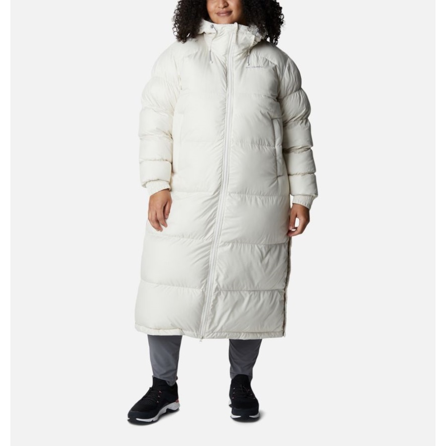 Chalk Columbia Sale Women's Pike Lake Long Jacket Plus Size