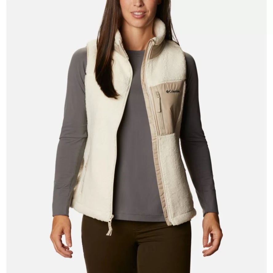 Chalk/Fossil Columbia Sale Women's West Bend Vest