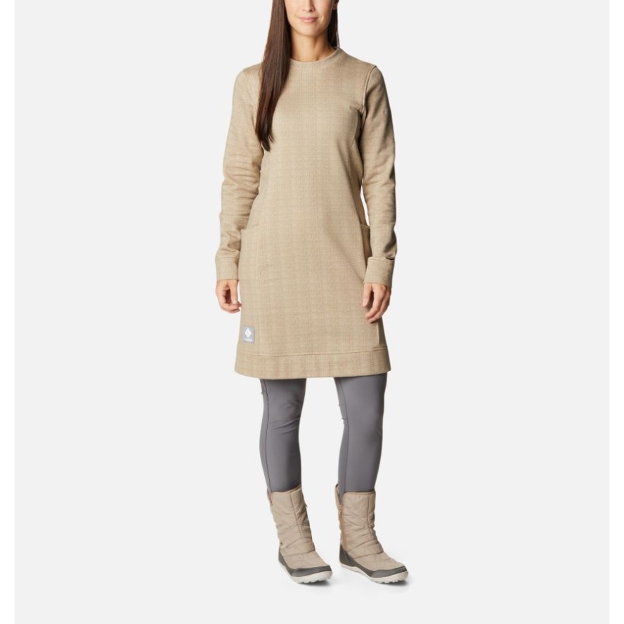 Chalk Herringbone Women's Columbia Sale Lodge Dress Columbia Sale