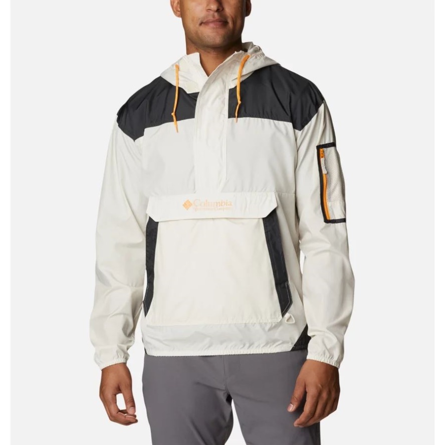 Chalk/Shark Men's Challenger Windbreaker Columbia Sale