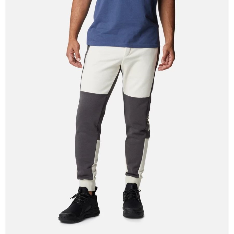 Chalk/Shark Men's Lodge Colourblock Joggers Columbia Sale