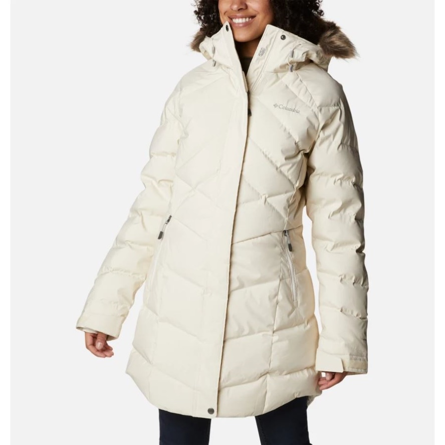 Chalk Sheen Women's Lay D Down II Mid Jacket Columbia Sale