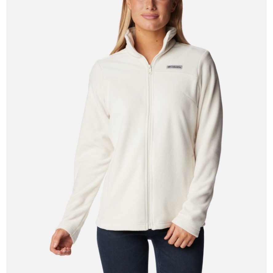 Chalk Women's Castle Dale Full Zip Fleece Jacket Columbia Sale