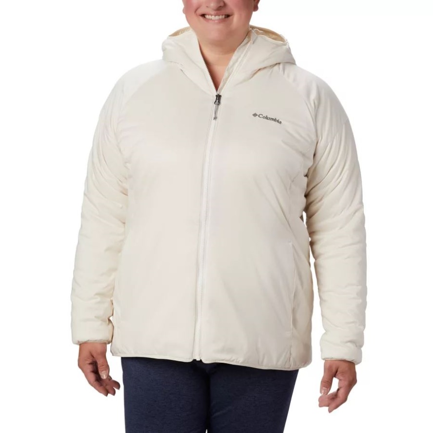 Chalk Women's Kruser Ridge II Plush Softshell Jacket Plus Size Columbia Sale