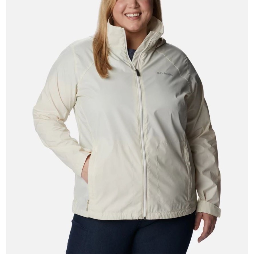 Chalk Women's Switchback III Jacket Plus Size Columbia Sale