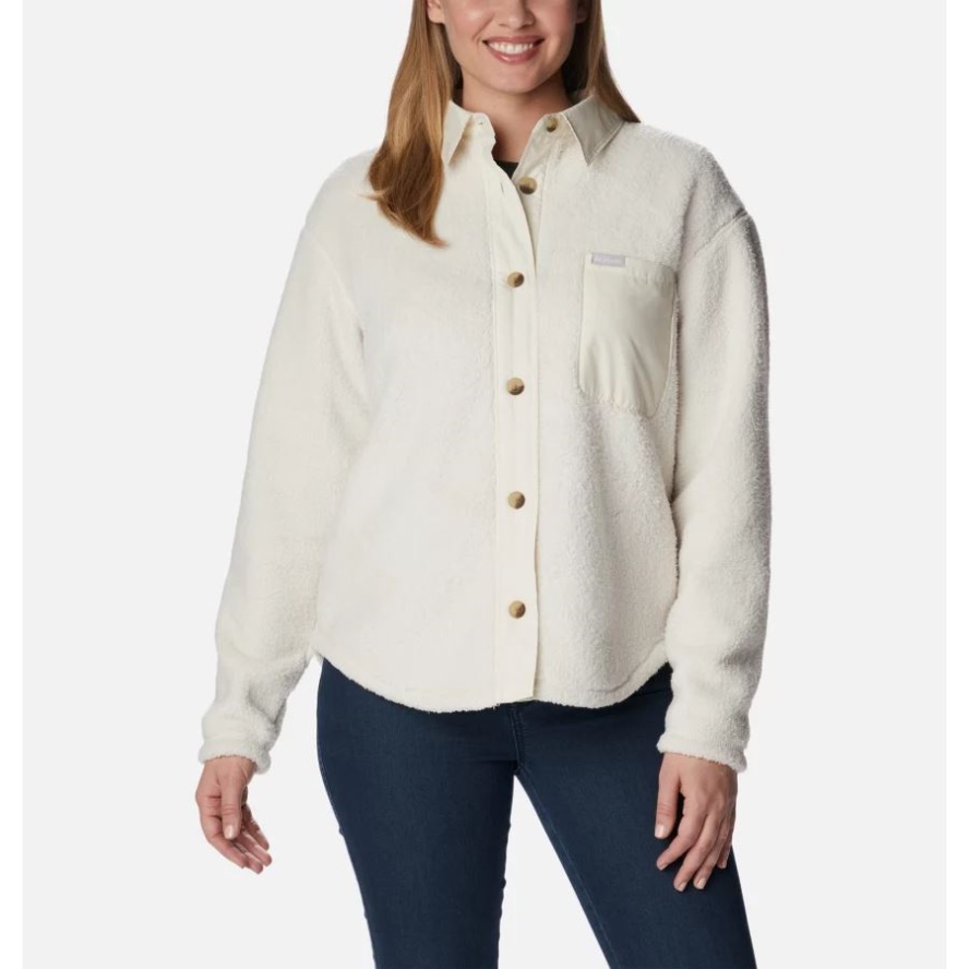 Chalk Women's West Bend Shirt Jacket Columbia Sale