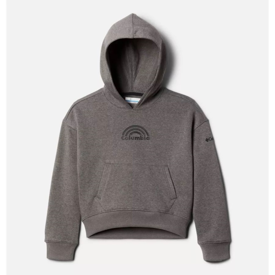 Charcoal Heather Girls' Columbia Sale Trek Novelty Hoodie Columbia Sale