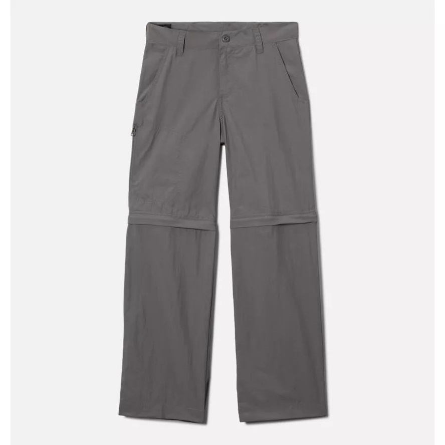 City Grey Boys' Silver Ridge IV Convertible Pants Columbia Sale