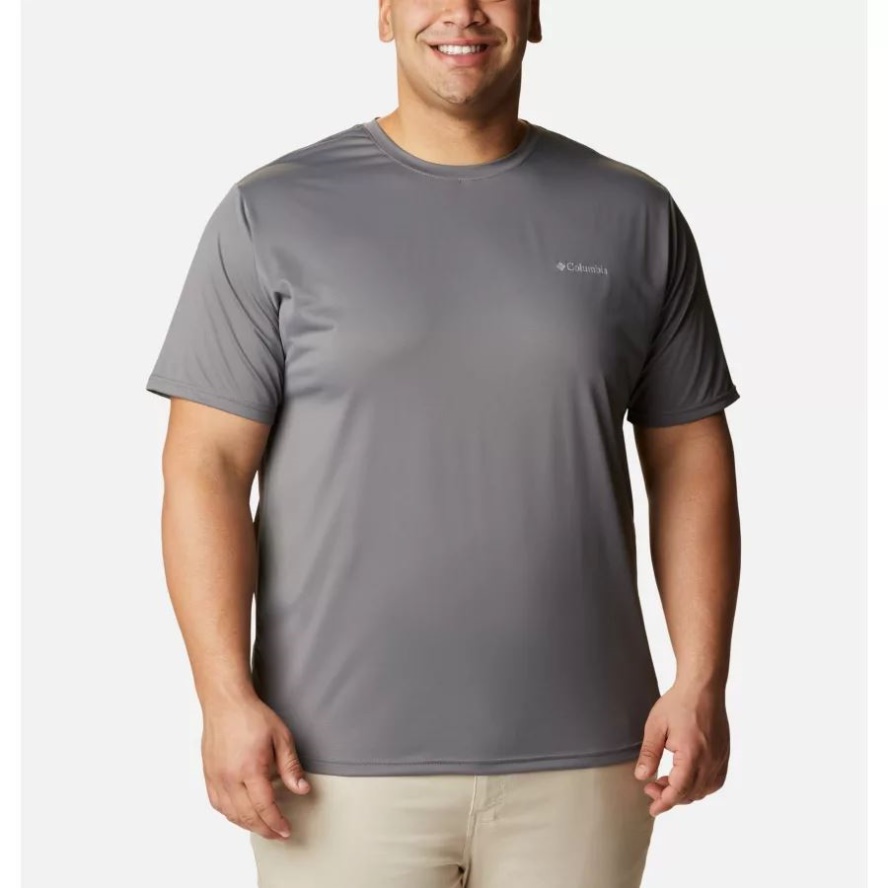 City Grey Columbia Sale Men's Columbia Sale Hike Crew Short Sleeve Shirt Big