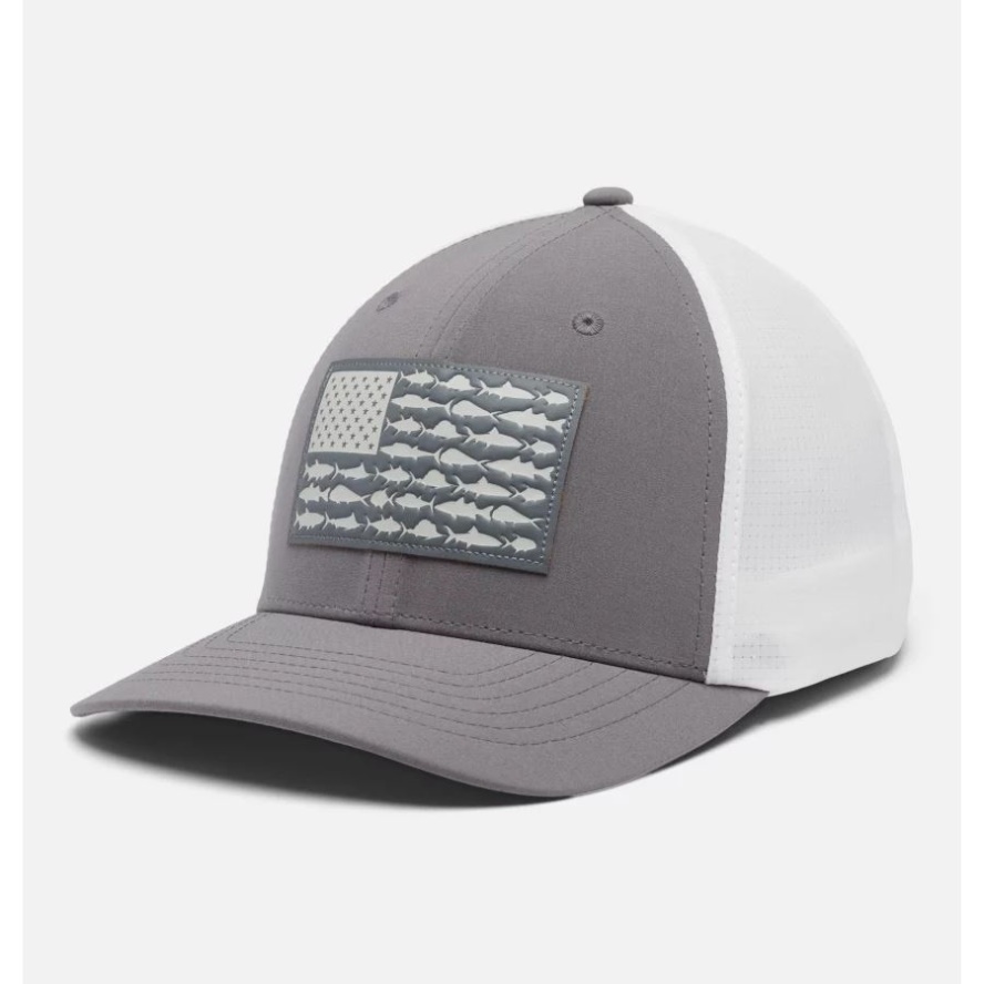 City Grey/Cool Grey Columbia Sale PFG Fish Flag Signature 110 High Crown