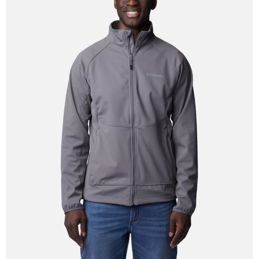 City Grey Men's Canyon Meadows Softshell Jacket Columbia Sale