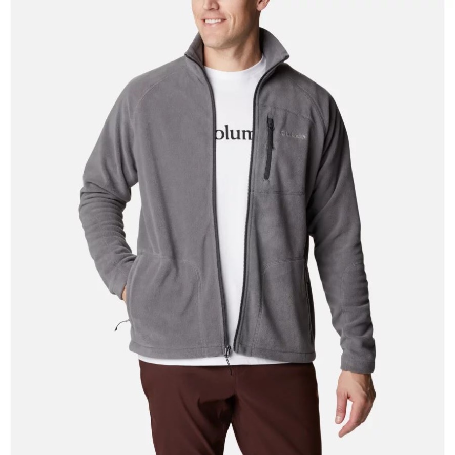 City Grey Men's Fast Trek II Full Zip Fleece Columbia Sale